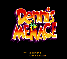 Dennis the Menace (USA) Title Screen